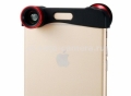 Объектив для iPhone 6 Plus Photo Lens 3 in 1, цвет Red (Photo Lens 3 in 1)
