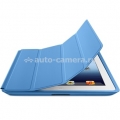 Оригинальный полиуретановый чехол для iPad 3 и iPad 4 Apple Smart Case Polyurethane, цвет Blue (MD458LL/A)