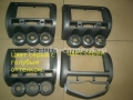 Переходная рамка для Honda Fit 01-07 2 din с механической печью, серая, 2 din RP-HNFTc