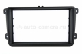 Переходная рамка для Volkswagen Golf 5, Touran, Jetta, Passat, B6, Caddy, Tiguan 2DIN (крепеж) RP-VWTRN (Carav 08-009)