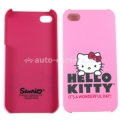 Пластиковый чехол для iPhone 4 и 4S Hello Kitty, цвет Pastel Pink (HKIP4P4PI)