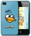 Пластиковый чехол для iPhone 4/4S Gear4 Angry Birds Hard Plastic Case, цвет синий (ICAB406)