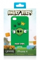 Пластиковый чехол для iPhone 4/4S Gear4 Angry Birds Hard Plastic Case, цвет зеленый (ICAB403)