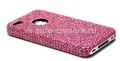 Пластиковый чехол для iPhone 4/4S iCover Korean Crystal, цвет Pink (IP4-K8-P)