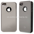 Пластиковый чехол для iPhone 4/4S iCover Mirror Dark Silver (IP4-MT-DS)