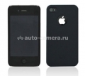 Пластиковый чехол для iPhone 4/4S iCover Rubber, цвет black (IP4-RF-BK)