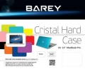 Пластиковый чехол для Macbook Pro 15" Barey Cristal Hard Case, цвет белый матовый (B/C-MP15-Wt-Mt-Pl2)