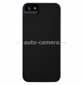 Пластиковый чехол на заднюю крышку для iPhone 5 / 5S Case Mate Barely There, цвет black (CM022388)