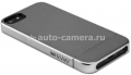 Пластиковый чехол на заднюю крышку для iPhone 5 / 5S Incase Metallic Slider Case, цвет Steel (CL69041)