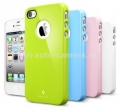 Пластиковый чехол на заднюю крышку iPhone 4 и 4S SGP Ultra Thin Air Pastel Series, цвет белый (SGP08384)