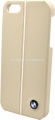 Пластиковый чехол на заднюю крышку iPhone 5 / 5S BMW Signature Hard, цвет Cream (BMHCP5LC)