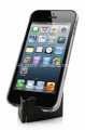 Пластиковый чехол на заднюю крышку iPhone 5 / 5S Capdase Karapace Jacket Finne DS, цвет clear/black (KPIH5-F401)