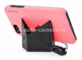 Пластиковый чехол на заднюю крышку iPhone 5 / 5S Capdase Karapace Jacket Touch, цвет orchid pink (KPIPT5-T10F)