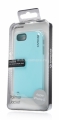 Пластиковый чехол на заднюю крышку iPhone 5 / 5S Capdase Polimor Jacket Polishe, цвет blue (PMIH5-51CC)