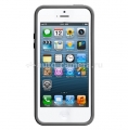 Пластиковый чехол на заднюю крышку iPhone 5 / 5S Case Mate POP! with Stand, цвет white/titanium grey (CM022368)