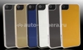 Пластиковый чехол на заднюю крышку iPhone 5 / 5S iCover Combi Mirror, цвет Black/Blue