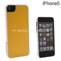 Пластиковый чехол на заднюю крышку iPhone 5 / 5S iCover Combi Mirror, цвет White/Yellow