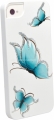 Пластиковый чехол на заднюю крышку iPhone 5 / 5S iCover Pure Butterfly, цвет White/Pink (IP5-HP/W-PB/P)