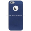 Пластиковый чехол на заднюю крышку iPhone 5 / 5S Ozaki O!coat Universe, цвет Neptun /Deep Blue (OC536DB)