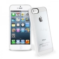 Пластиковый чехол на заднюю крышку iPhone 5 / 5S PURO Clear Cover, цвет белый (IPC5CLEARWHI)