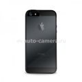 Пластиковый чехол на заднюю крышку iPhone 5 / 5S PURO Clear Cover, цвет черный (IPC5CLEARBLK)
