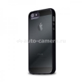 Пластиковый чехол на заднюю крышку iPhone 5 / 5S PURO Clear Cover, цвет черный (IPC5CLEARBLK)
