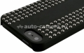 Пластиковый чехол на заднюю крышку iPhone 5 / 5S PURO "Rock" w/Round Studs, цвет black (IPC5ROCK1BLK)