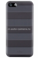 Пластиковый чехол на заднюю крышку iPhone 5 / 5S PURO Stripe Cover, цвет black (IPC5STRIPEBLK)