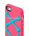 Пластиковый чехол на заднюю крышку iPhone 5 / 5S Switcheasy Bones, цвет Pink (SW-BONEI5-P)