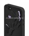 Пластиковый чехол на заднюю крышку iPhone 5 / 5S Switcheasy Kirigami, цвет Night Wings (SW-BUTKI5-BK)