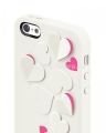 Пластиковый чехол на заднюю крышку iPhone 5 / 5S Switcheasy Kirigami, цвет Pure Love (SW-BUTKI5-W)