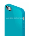 Пластиковый чехол на заднюю крышку iPhone 5 / 5S Switcheasy Nude, цвет Turquoise (SW-NUI5-TU)