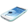 Пластиковый чехол на заднюю крышку Samsung Galaxy S3 (i9300) SGP Ultra Thin Air Series, цвет светло-зеленый (SGP09223)