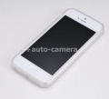 Пластиковый чехол-накладка для iPhone 5 / 5S Caze Zero Pro, цвет clear