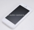 Пластиковый чехол-накладка для iPhone 5 / 5S Caze Zero Pro, цвет white