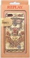 Пластиковый чехол-накладка для iPhone 5 / 5S Replay Art, цвет white tatoo (134REA585.09)