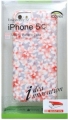 Пластиковый чехол-накладка для iPhone 5C iCover Flower F06, цвет pink (IPM-DEM-F06)