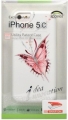 Пластиковый чехол-накладка для iPhone 5C iCover Happy Butterfly, цвет white (IPM-HP-HB/W)