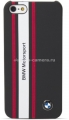 Пластиковый чехол-накладка для iPhone 6 BMW Motorsport Hard Rubber, цвет Navy Blue (BMHCP6SRN)