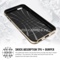 Пластиковый чехол-накладка для iPhone 6 SGP-Spigen Neo Hybrid Series, цвет Champagne/Black (SGP11035)