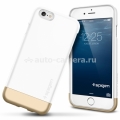 Пластиковый чехол-накладка для iPhone 6 SGP-Spigen Style Armor Series (PET), цвет White (SGP10948)