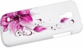 Пластиковый чехол-накладка для Samsung Galaxy S4Mini (i9190) iCover Flower, цвет Purple (GS4M-HP-FB/PP)