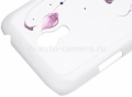 Пластиковый чехол-накладка для Samsung Galaxy S4Mini (i9190) iCover Flower, цвет Purple (GS4M-HP-FB/PP)