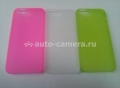 Пластиковый полупрозрачный чехол-накладка для iPhone 5 / 5S DAAV, цвет Trans (D-AI5-JSC-Trans)