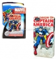 Полиуретановый чехол на заднюю крышку iPhone 4 и 4S Marvel Captain America (IP-1410)