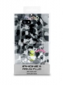 Полиуретановый чехол на заднюю крышку iPhone 5 / 5S PURO Army Fluo Cover, цвет черный (IPC5ARMYFLUO1)