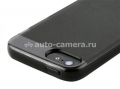 Полиуретановый чехол на заднюю крышку iPhone 5 / 5S PURO Plasma Cover, цвет черный (IPC5PLASMABLK)