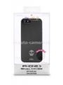 Полиуретановый чехол на заднюю крышку iPhone 5 / 5S PURO Skull Cover, цвет черный (IPC5SKULLBLK)