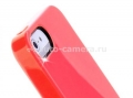 Полиуретановый чехол на заднюю крышку iPhone 5 / 5S PURO Skull Cover, цвет красный (IPC5SKULLRED)