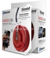 Портативная акустическая система для iPhone, iPod, iPad, Samsung и HTC iSound Hang On Bluetooth Speaker with Microphone, цвет красный (5344)